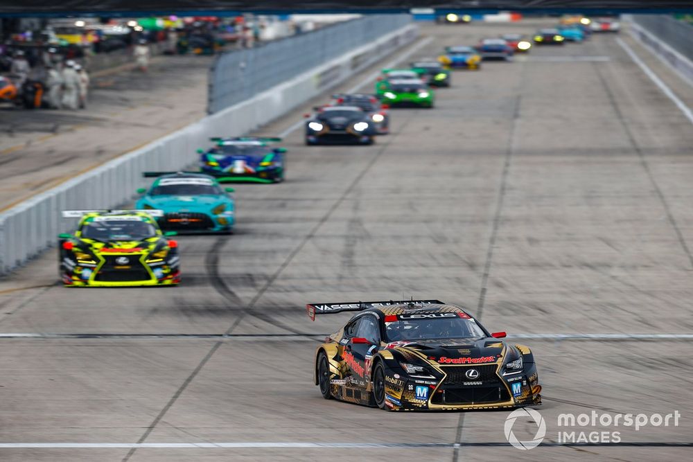 #14 VasserSullivan Lexus RC F GT3: Jack Hawksworth, Ben Barnicoat, Kyle Kirkwood