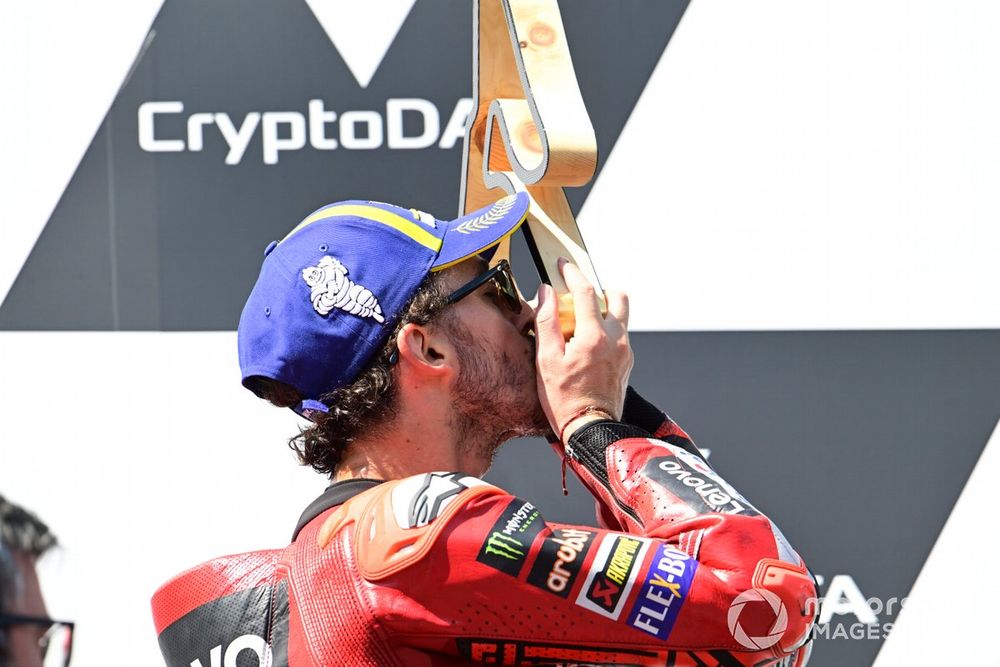 Bagnaia's third sprint and grand prix double has given him a 62-point in the standings