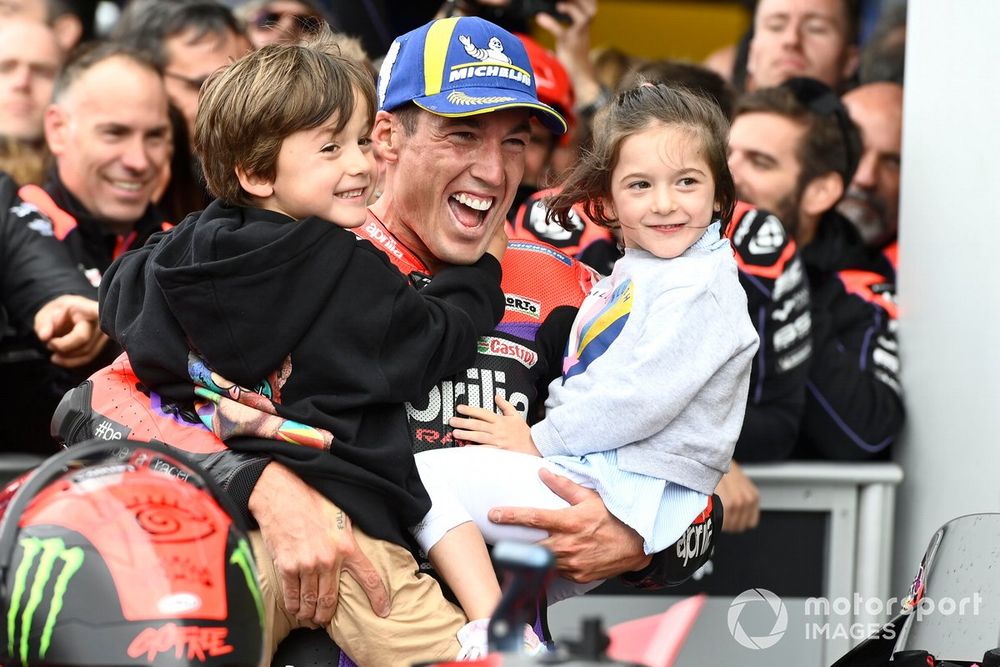 Aleix Espargaro recorded just his second MotoGP win at the weekend