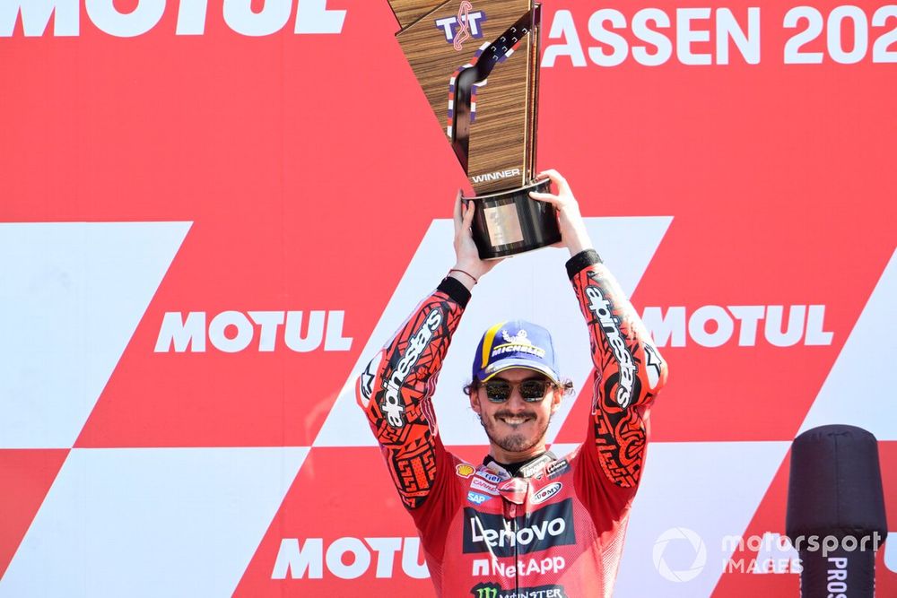 Bagnaia extended his points lead with his fourth grand prix win of the season on Sunday