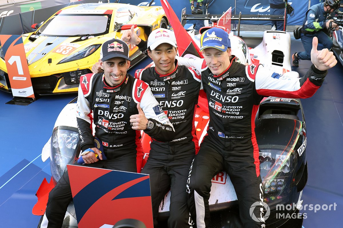 Victory for the #8 Toyota crew never looked in doubt after the delays suffered by its sister car