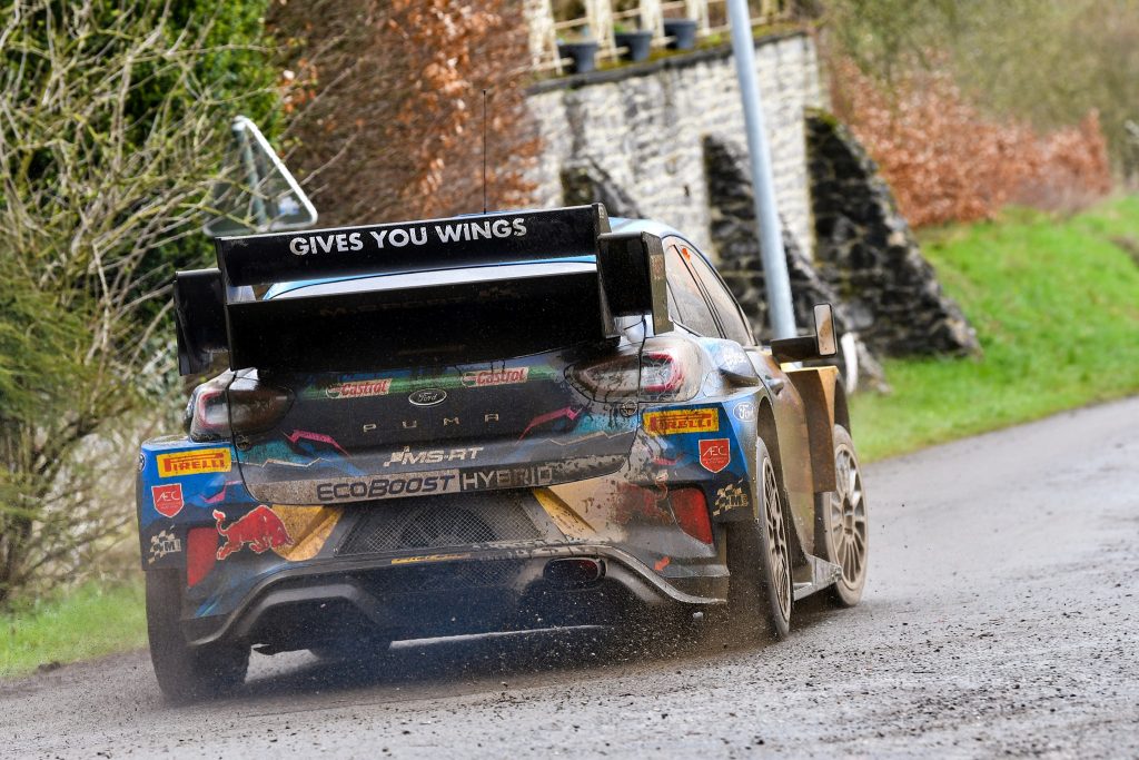 M-Sport показал тесты машины WRC «глазами» дрона. Видео