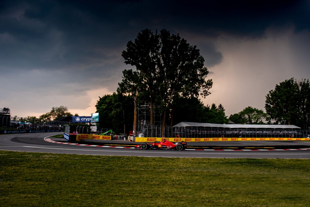 Вероятность дождя в квалификации Гран При Канады — 70%