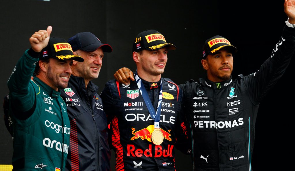 Бриаторе: В Канаде на подиум поднялись три величайших чемпиона Ф1 Бриаторе: В Канаде на подиум поднялись три величайших чемпиона Ф1