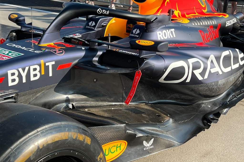 Первые фотографии новых боковых понтонов Red Bull RB19