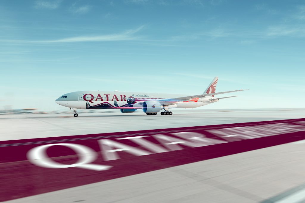 Qatar Airways сделал «формульный» Boeing 777 в честь Гран При Катара