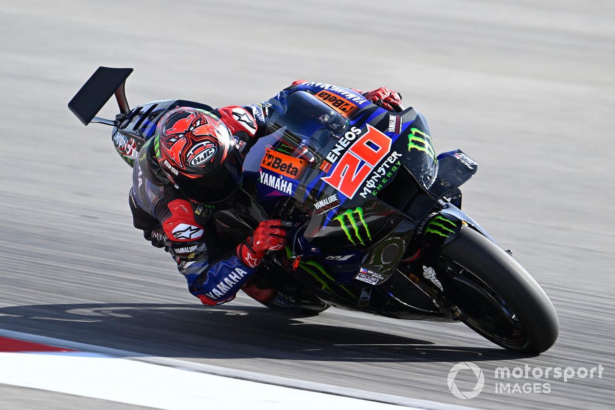 Yamaha made a breakthrough on the final day, but not necessarily with its F1-style rear wing