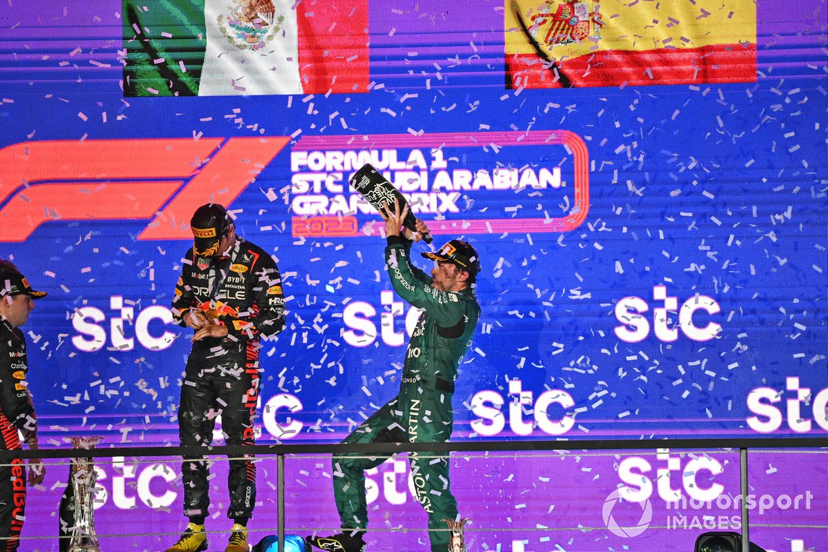 Alonso proved Aston's Bahrain podium wasn't a one-off as he claimed podium 100 of his career in Saudi Arabia