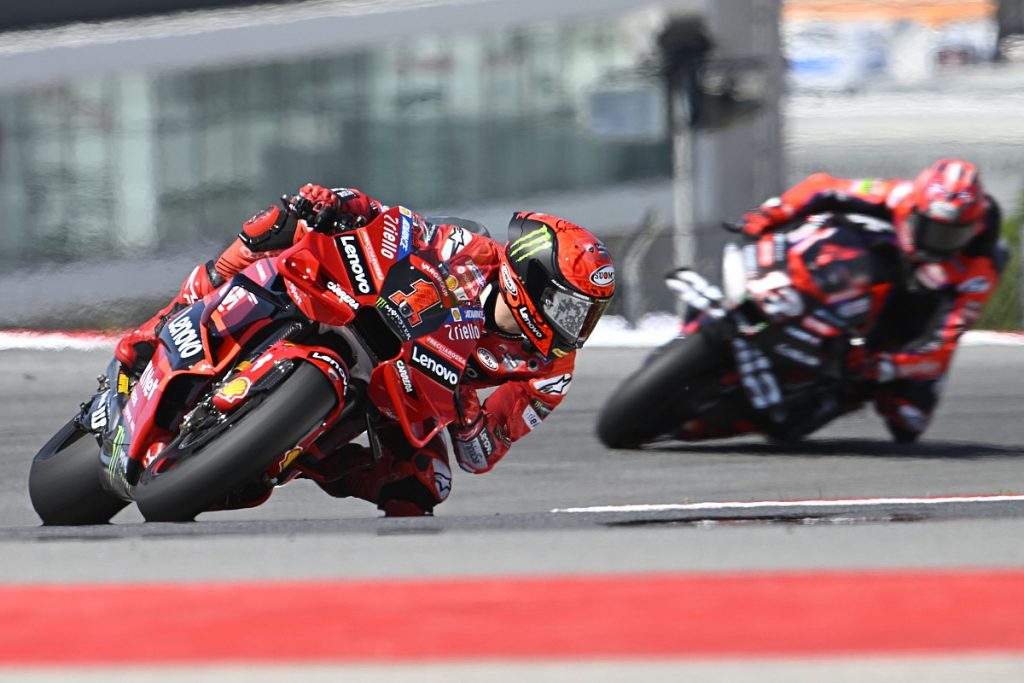 Bagnaia «was in trouble» in last laps of Portugal MotoGP race