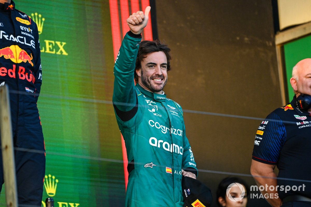 Another determined drive secured Alonso his third consecutive podium for Aston Martin