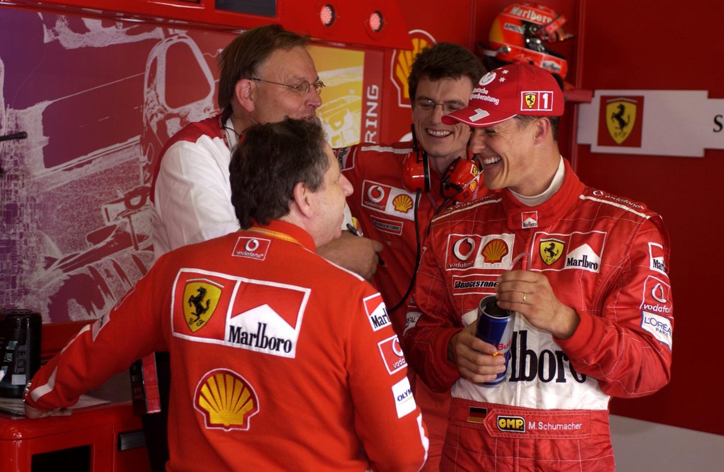 Жан Тодт и Михаэль Шумахер на Гран При Европы-2003 © Ferrari