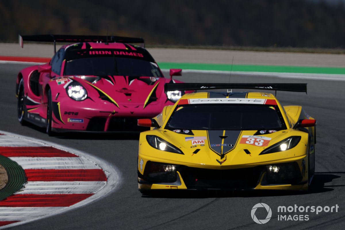 Corvette won the GTE Am class despite losing being a man down in the pits