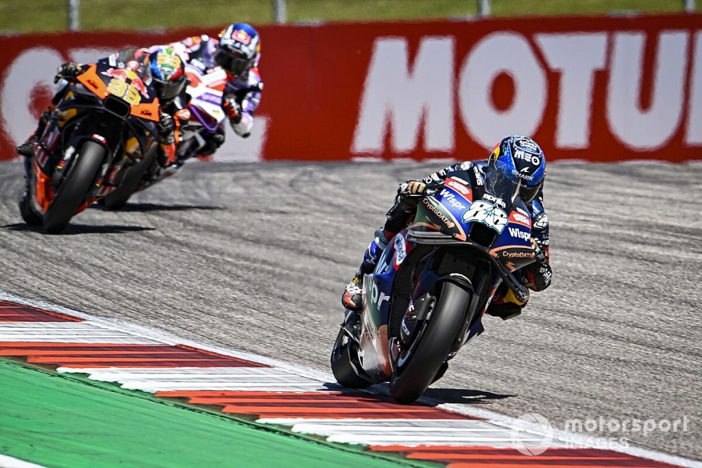 Fifth in COTA MotoGP «a small victory» after injury from Marquez clash