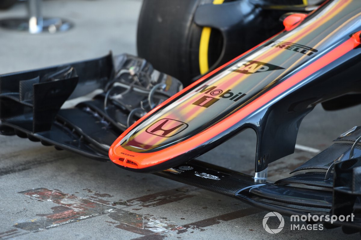 McLaren MP4-30 nose, Australian Grand Prix, Albert Park, Melbourne, Australia