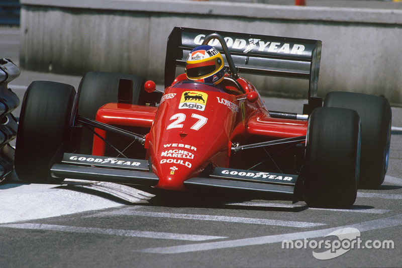 Millimeter perfect, Monaco ’85, on his day of days. 