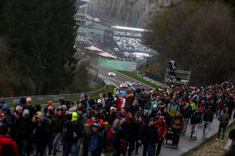 Spa was notably busy on Saturday as crowds flocked to the circuit