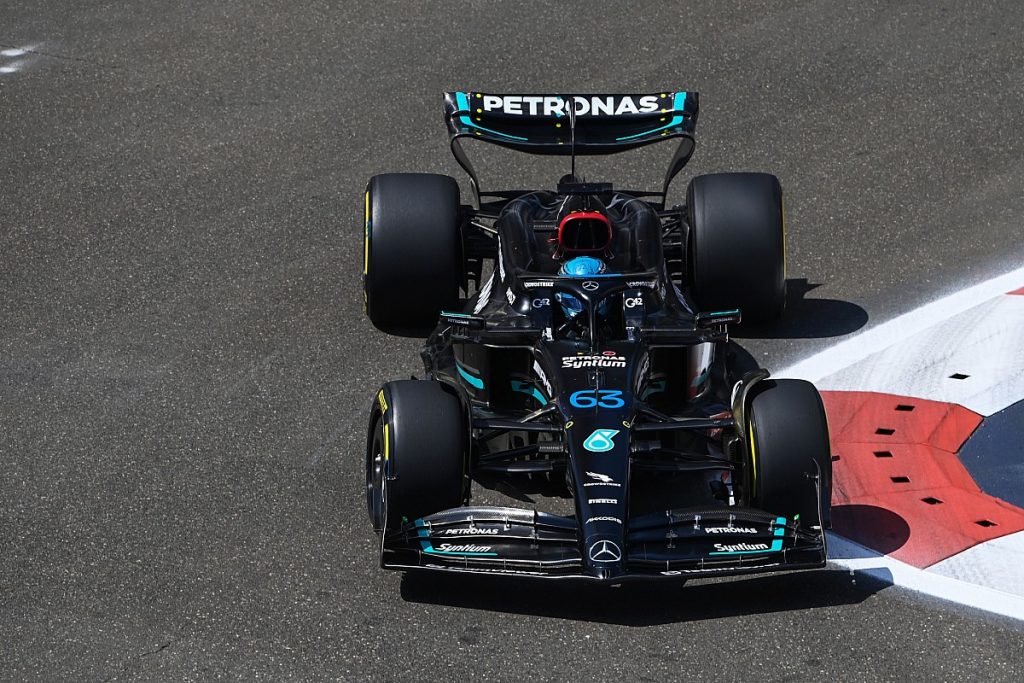 Russell leads Mercedes 1-2 in opening practice
