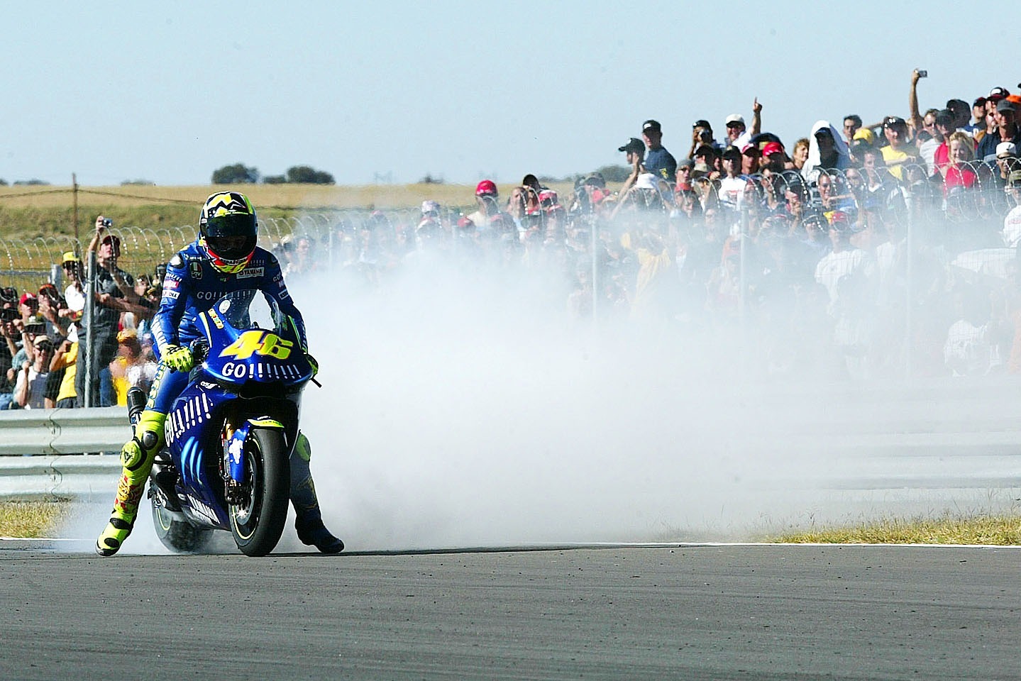 Valentino Rossi's legend continued in South Africa in 2004 when he won on his Yamaha debut, months after an acrimonious split with Honda