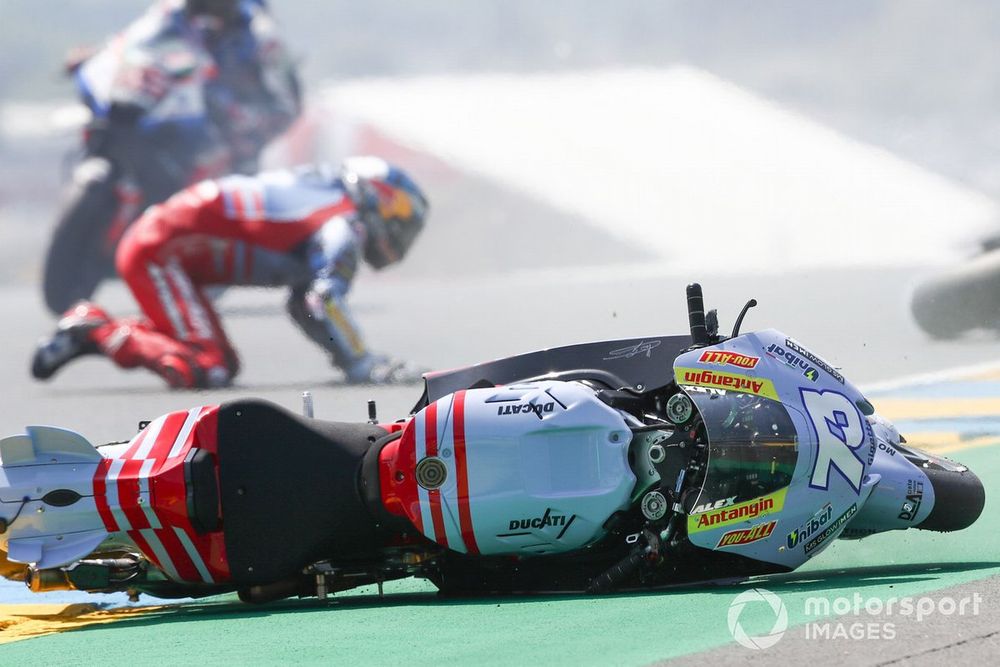 Alex Marquez, Gresini Racing crash