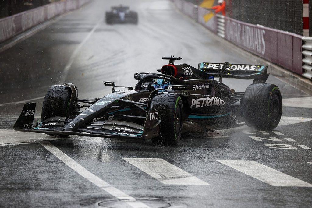 Russell «kicking himself» for throwing away «comfortable» Monaco F1 podium Russell «kicking himself» for throwing away «comfortable» Monaco F1 podium