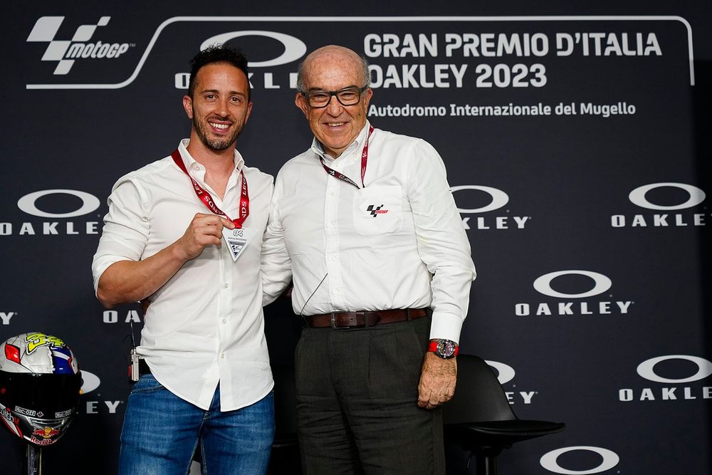 Dovizioso was made a MotoGP legend at Mugello