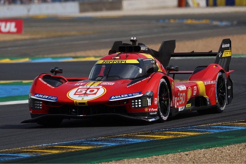 Ferrari leads Le Mans 24 Hours as rain brings out safety car