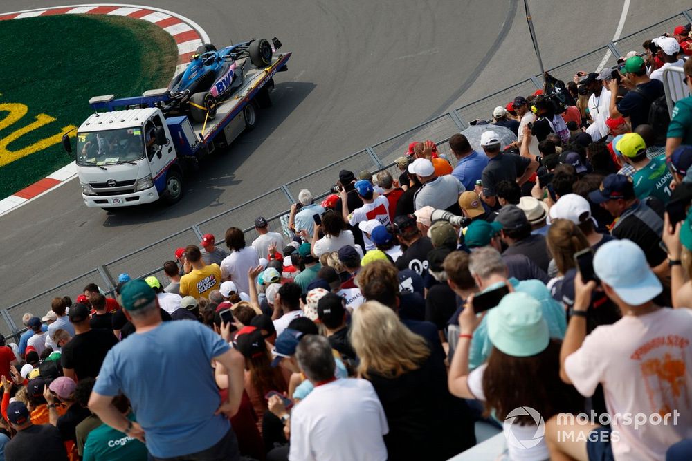 FP1 was in essence cancelled after just five minutes of installation running following Pierre Gasly’s early stoppage
