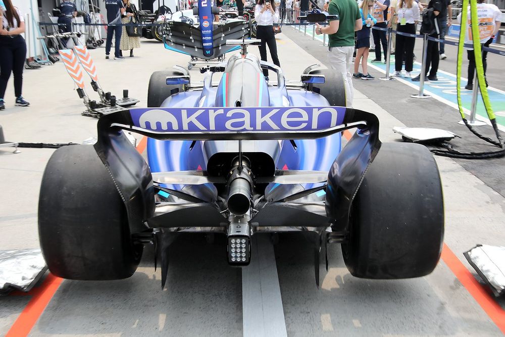 The main aim of Williams’ upgrade was to add on downforce