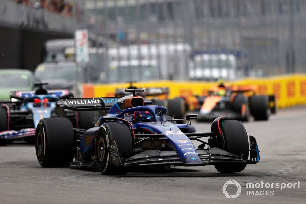 Albon scored points in Canada, his seventh position the fruit of intensive efforts to bring upgrades to Montreal