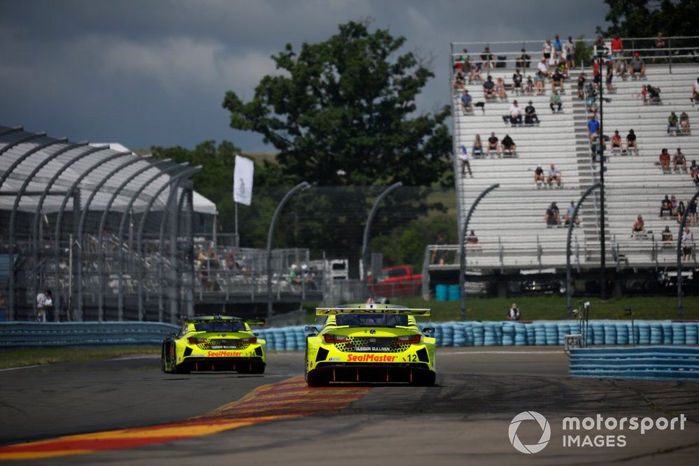 #12: Vasser Sullivan, Lexus RC F GT3, GTD: Aaron Telitz, Frankie Montecalvo, Parker Thompson, #14: Vasser Sullivan, Lexus RC F GT3, GTD PRO: Jack Hawksworth, Ben Barnicoat