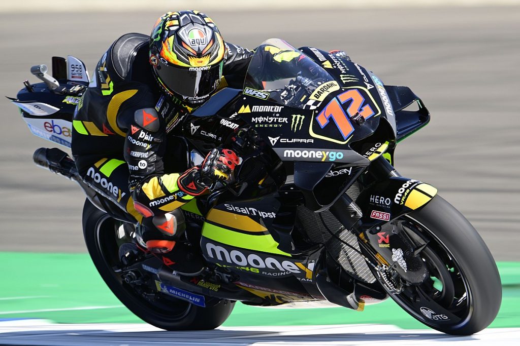 Bezzecchi tops FP1, Marquez 21st
