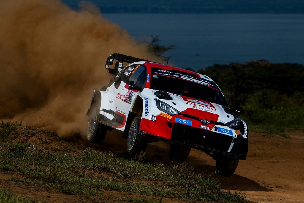 Ogier pulls clear of Rovanpera, Neuville retires Ogier pulls clear of Rovanpera, Neuville retires