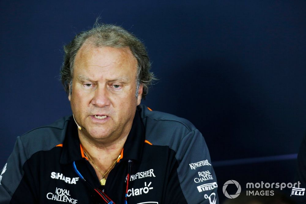 Bob Fernley, Deputy Team Principal, Force India, in the team principals Press Conference