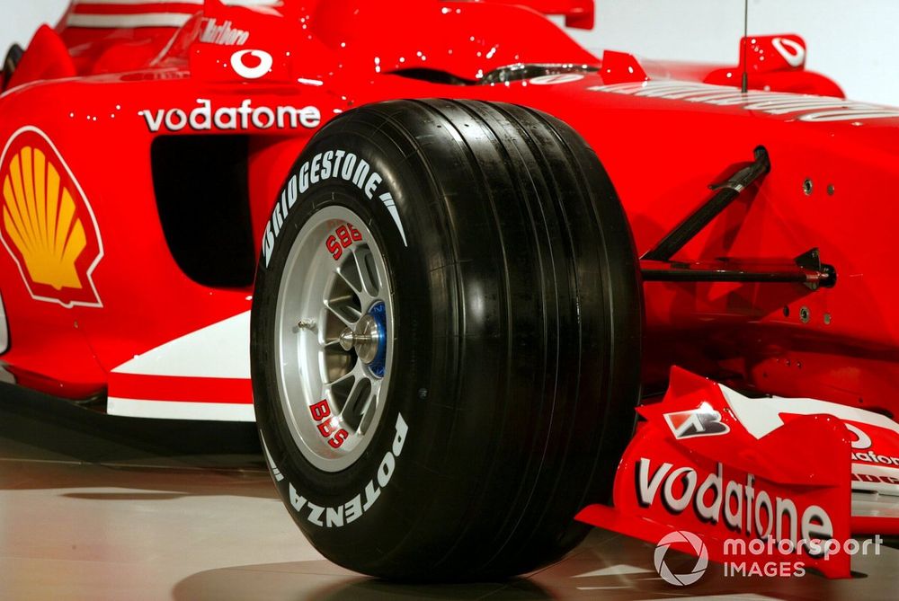 Ferrari F2004, Bridgestone tyres