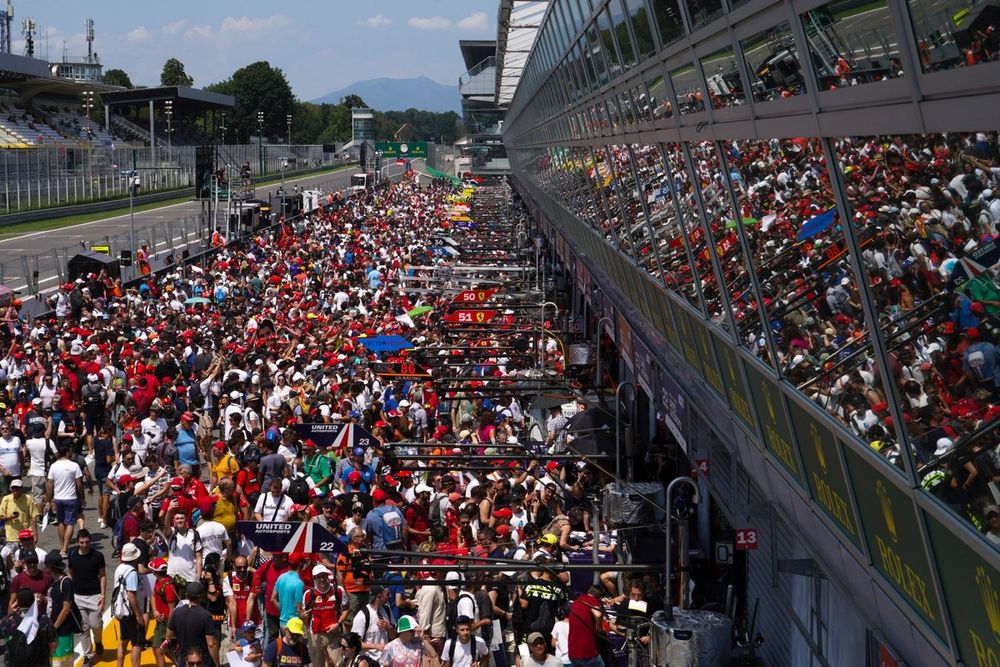 The pitlane autograph sessions were mobbed with Italian fans soaking up enduring Le Mans fever