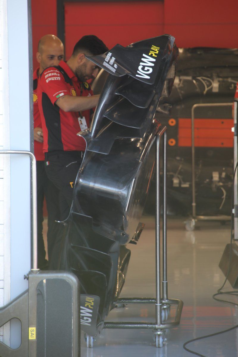 Ferrari SF-23 floor detail