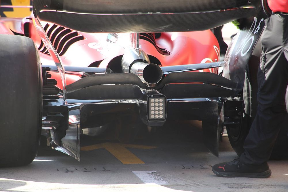 Ferrari SF-23 diffuser