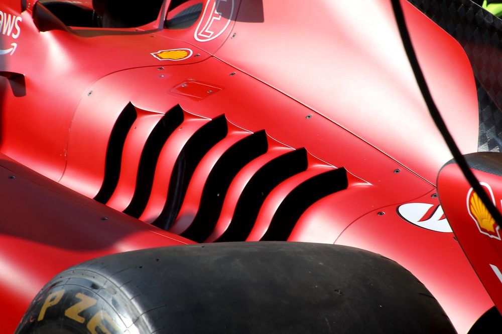 Ferrari SF-23 side cooling
