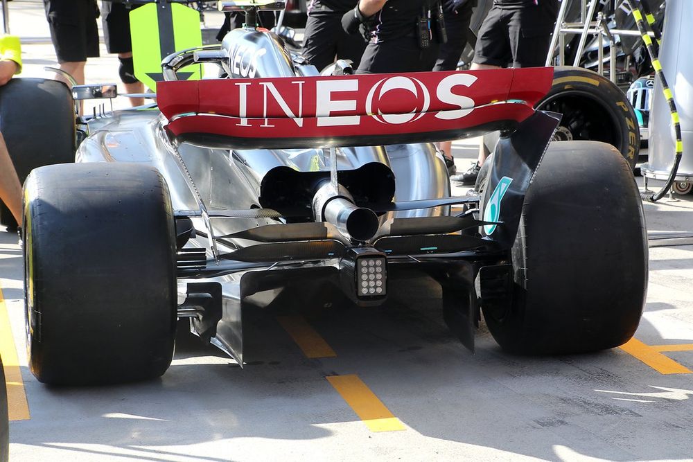 Mercedes W14 rear