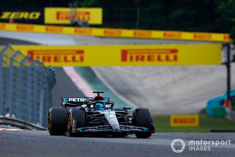 Russell dropped to the bottom of the timesheet in second practice, but run plans largely dictated that outcome