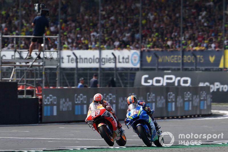 Silverstone has produced stunning MotoGP action, including Alex Rins and Marc Marquez battling for victory in 2019
