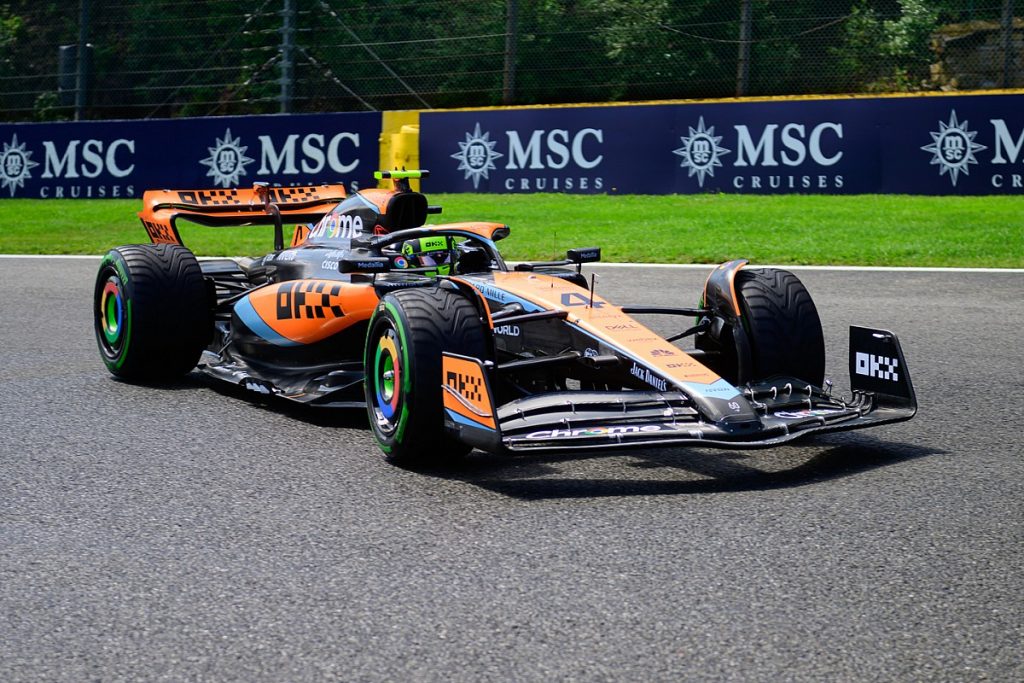 Norris concedes McLaren downforce level too high at Spa ahead of F1 grand prix Norris concedes McLaren downforce level too high at Spa ahead of F1 grand prix