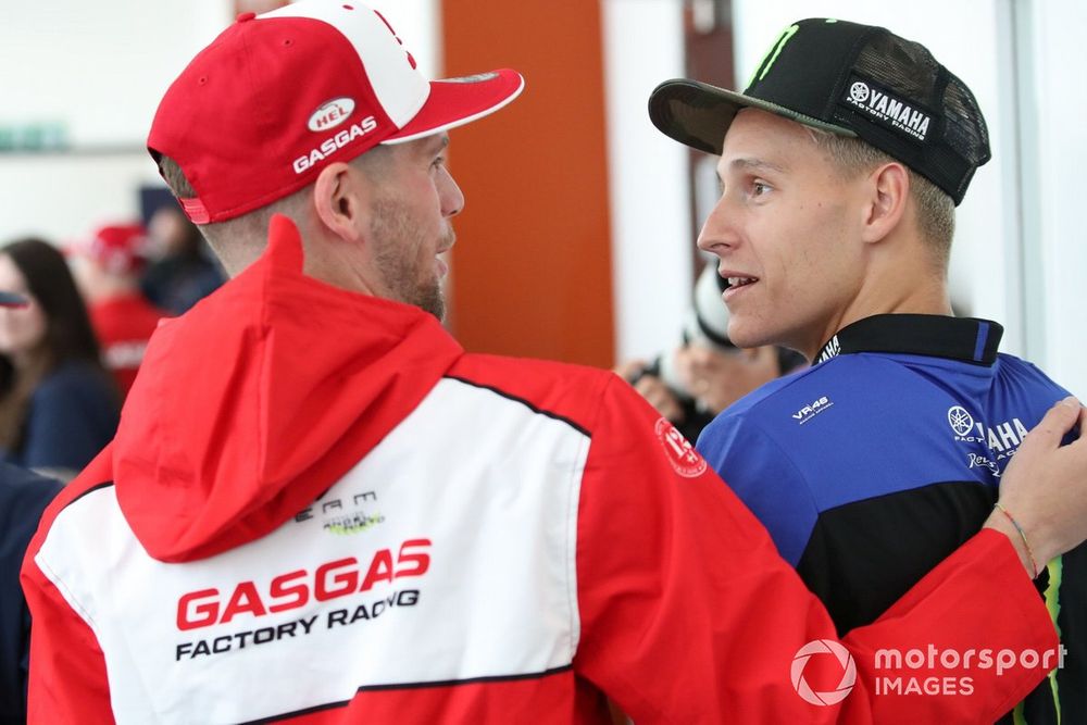 Dixon has a good relationship with 2021 world champion Quartararo from their time at SRT