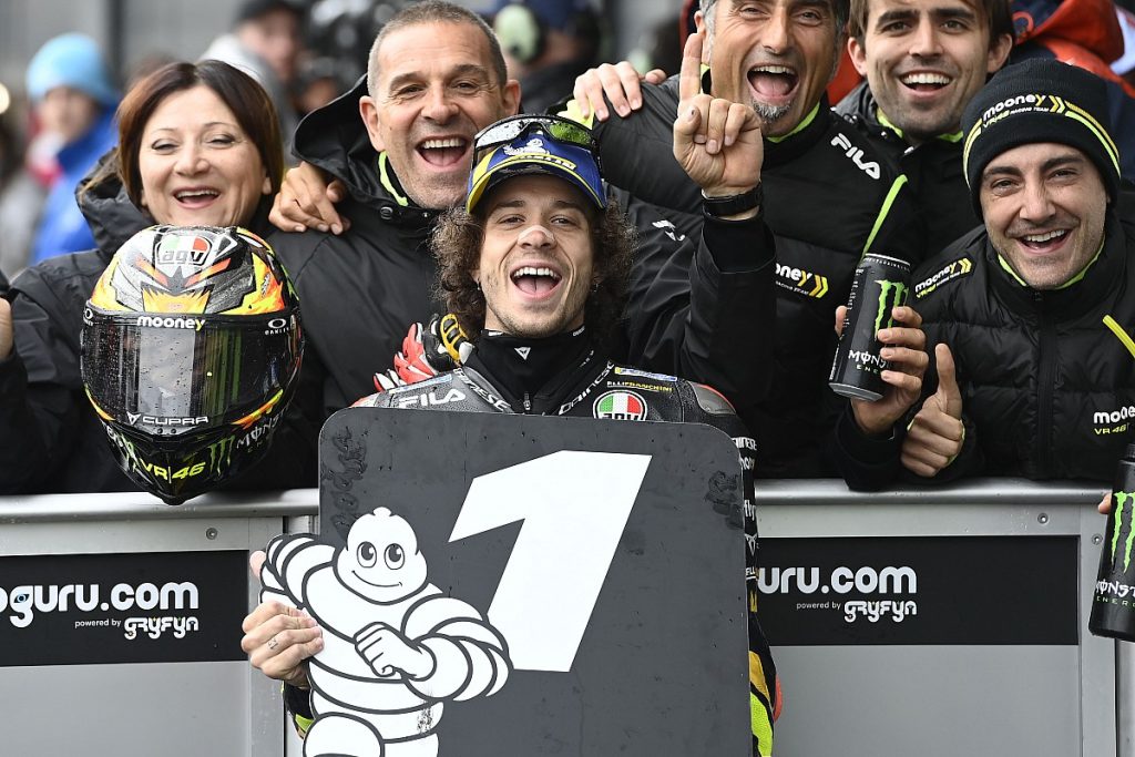 Bezzecchi takes pole despite crash, Quartararo last Bezzecchi takes pole despite crash, Quartararo last