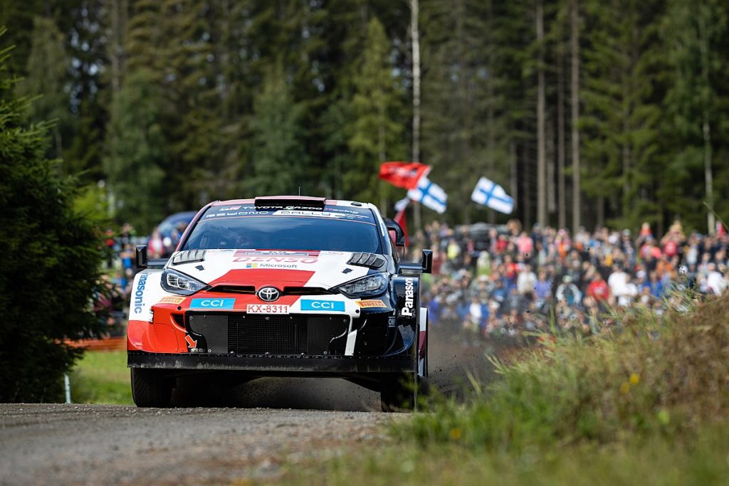 Rovanpera rolls out of WRC Rally Finland lead Rovanpera rolls out of WRC Rally Finland lead