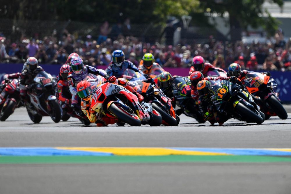 Marc Marquez, Repsol Honda Team leads at the start