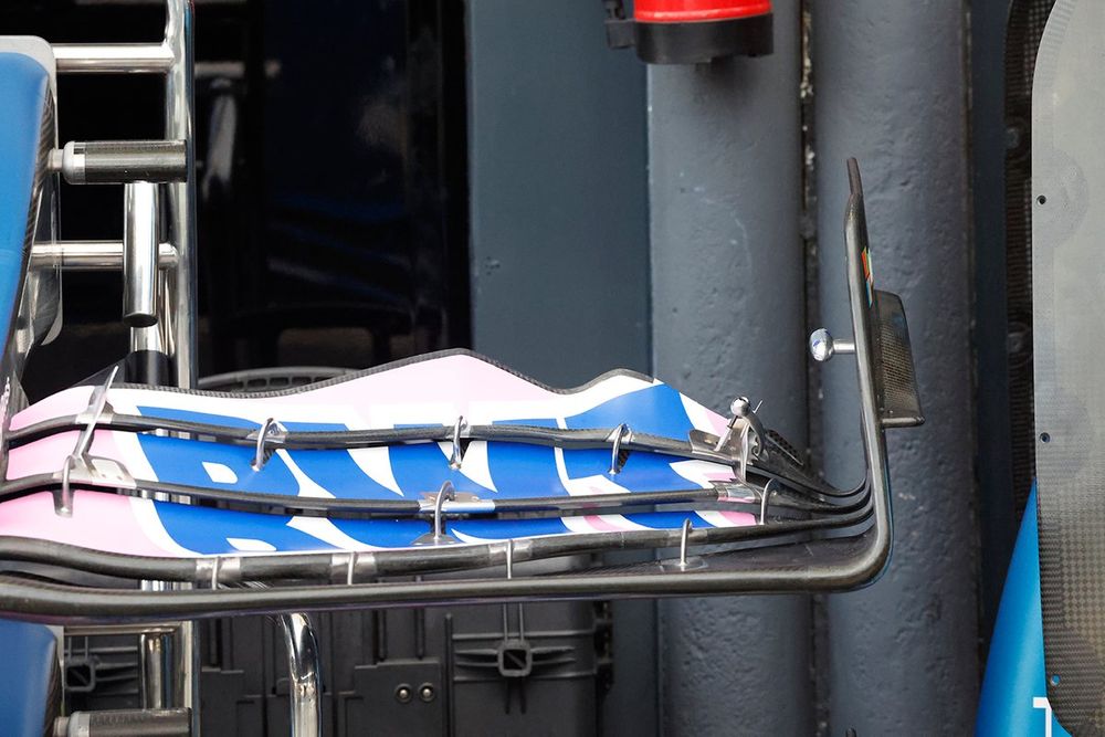 Alpine A523 front wing detail