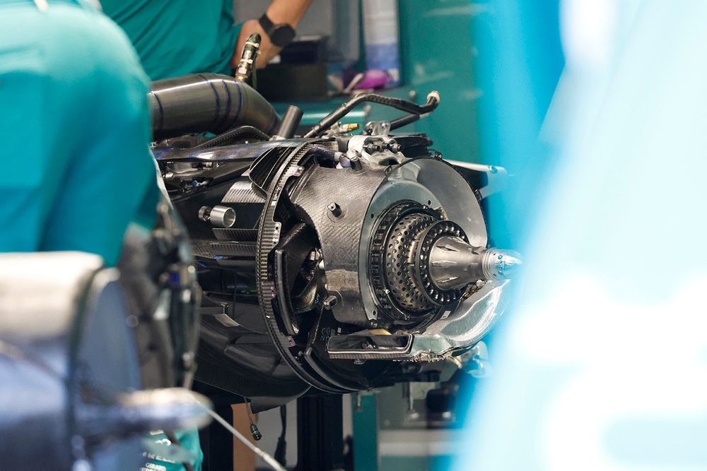 Aston Martin AMR23 brake drum detail
