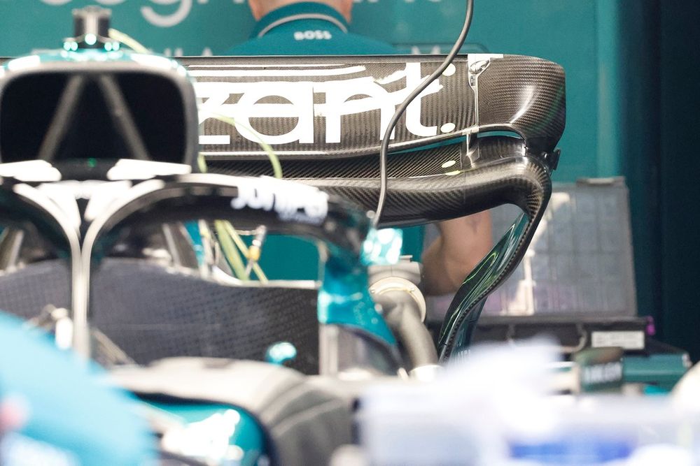 Aston Martin AMR23 rear detail