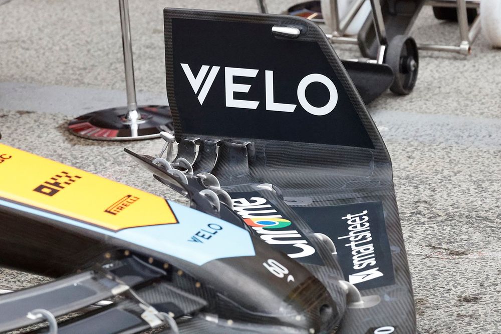 McLaren MCL60 front wing detail